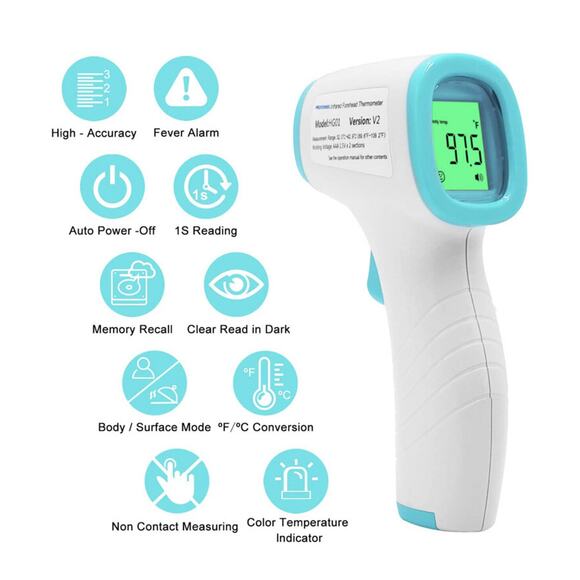 MotorBel Infrared Forehead Thermometer HG01 - Picture 7 of 7